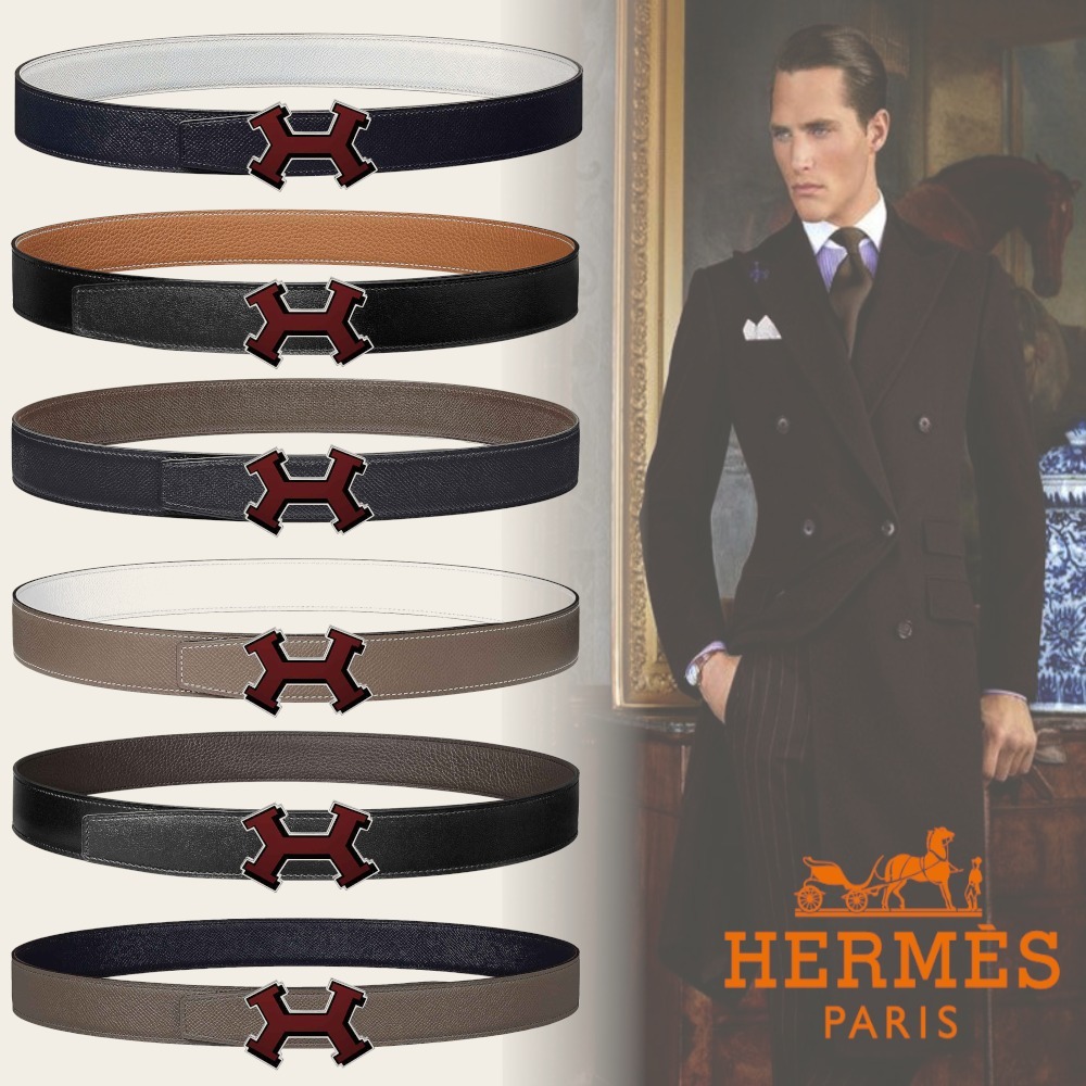 大人めシックカラー ◆Hermes直営店◆人気☆2WAYベルト Street H ベルト
