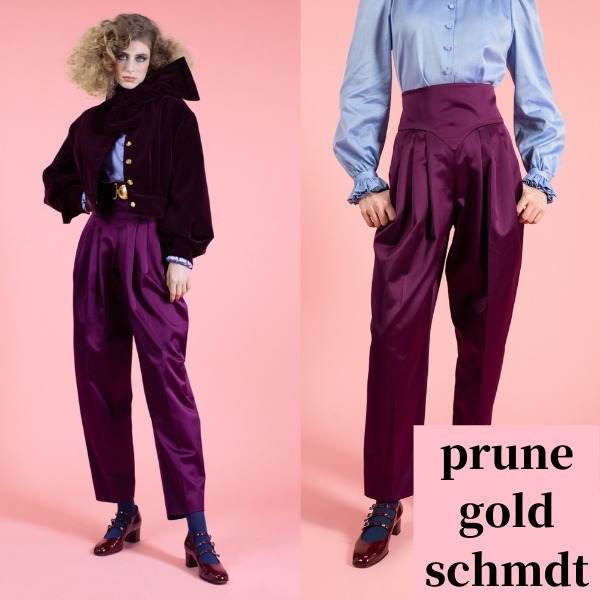 VERY掲載★prune gold schmidt★ジップ付き キャロットパンツ パンツ