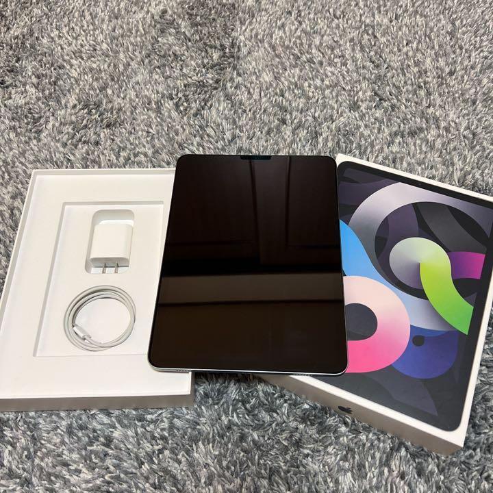iPadAir4 WiFiモデル64GB フィルム,カバー付き タブレット